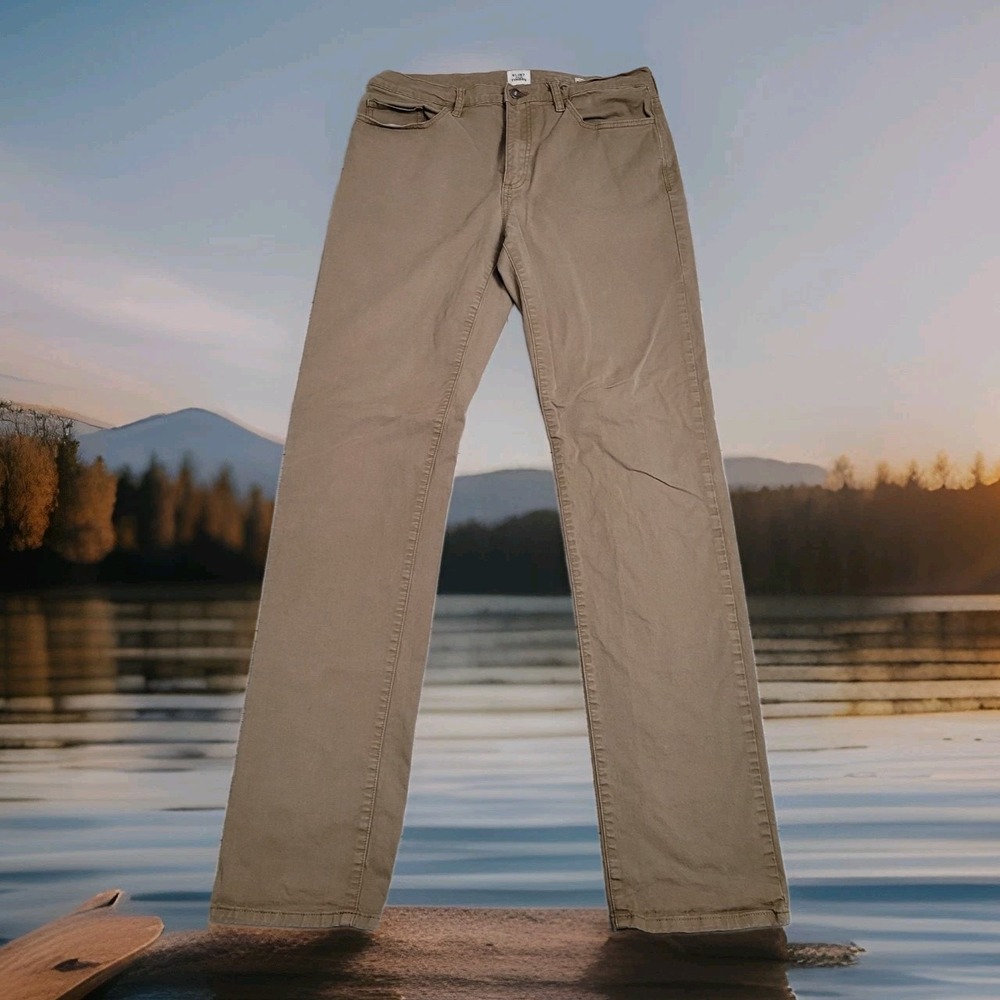 Flint and Tinder 365 Pants Mens 34x36 Khaki Straight Fit Huckberry Twill Chino